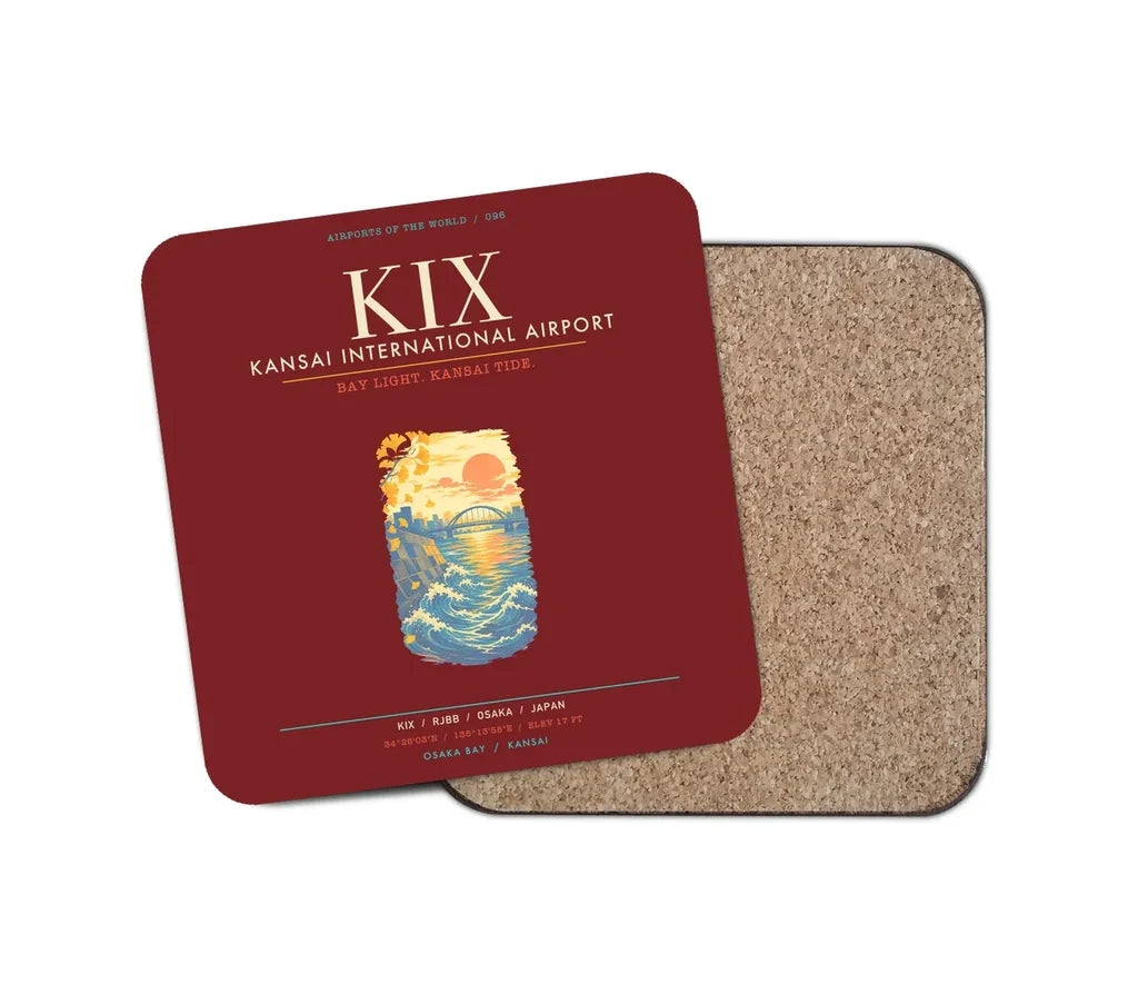 Osaka Kansai International Airport KIX - Dark Red