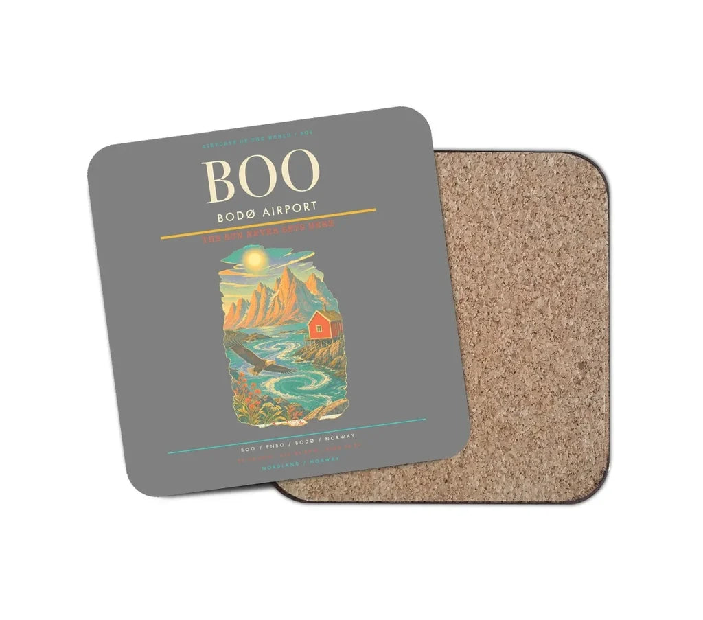 Bod Airport BOO Coaster 1-Piece - Gray