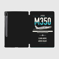 Thumbnail for Piper M350 design on black samsung tablet tablet case