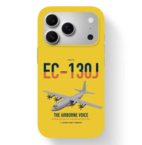 Thumbnail for EC-130J Commando Solo III design on yellow magsafe iphone case, for iPhone 17 Pro