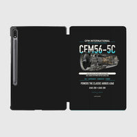 Thumbnail for CFM56-5C design on black samsung tablet tablet case