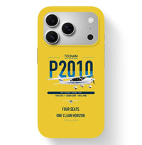 Thumbnail for Tecnam P2010 design on yellow magsafe iphone case, for iPhone 17 Pro