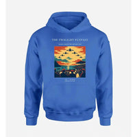 Thumbnail for VINTAGE G4260 - The Twilight Flypast - Premium Hoodie design on blue premium