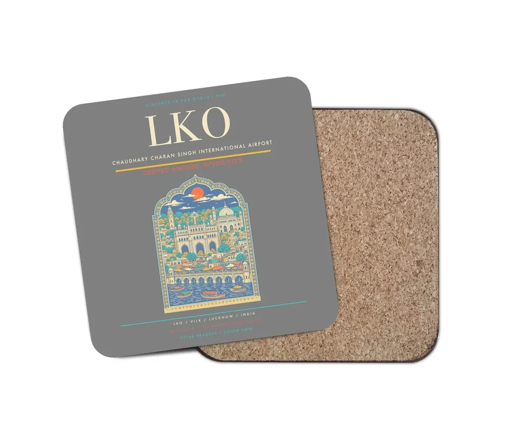 Chaudhary Charan Singh International Airport LKO Coaster 1-Piece - Gray