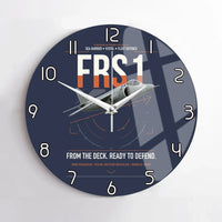 Thumbnail for British Aerospace Sea Harrier FRS.1 design on navy blue no frame wall clock