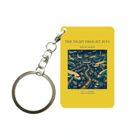 Thumbnail for VINTAGE G4133 - The Night Freight Jets - Designed Key Chain design on yellow