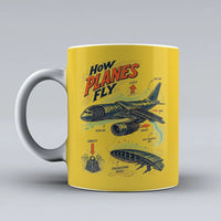 Thumbnail for 616 - How Planes Fly V2 - Mug design on yellow signal