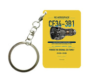 Thumbnail for CF34-3B1 Key Chain design on yellow key chain
