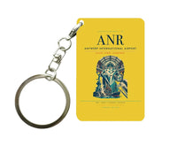 Thumbnail for Antwerp International Airport (ANR) design on yellow key chain