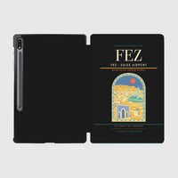 Thumbnail for Fes (FEZ) design on black samsung tablet tablet case