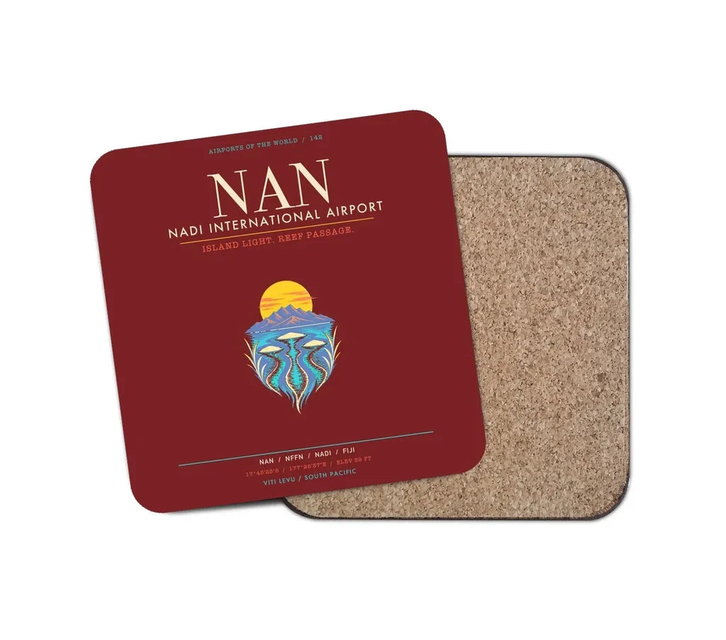 Nadi International Airport NAN - Mamanuca Sun-Passage - Dark Red
