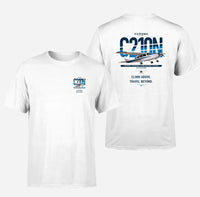 Thumbnail for Cessna T210N Centurion design on white t-shirt, double-side print