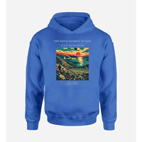 Thumbnail for VINTAGE G4475 - The Ridge Soaring Sunset - Premium Hoodie design on blue premium