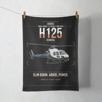 Thumbnail for Airbus H125 design on black towel
