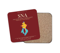 Thumbnail for John Wayne Airport Orange County SNA - Dark Red