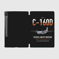 Thumbnail for Transall C-160D design on black samsung tablet tablet case