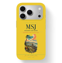 Thumbnail for Misawa Airport (MSJ) design on yellow iPhone 17 Pro MagSafe case