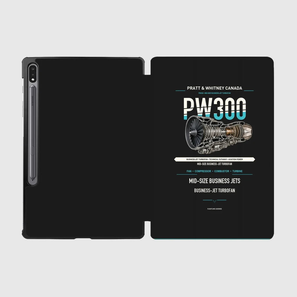 PW300 design on black samsung tablet tablet case