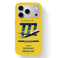 Thumbnail for Boeing 777-200ER design on yellow magsafe iphone case