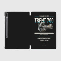 Thumbnail for TRENT 700 design on black samsung tablet tablet case