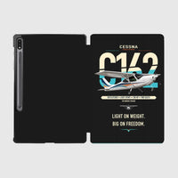 Thumbnail for Cessna 162 Skycatcher design on black samsung tablet tablet case