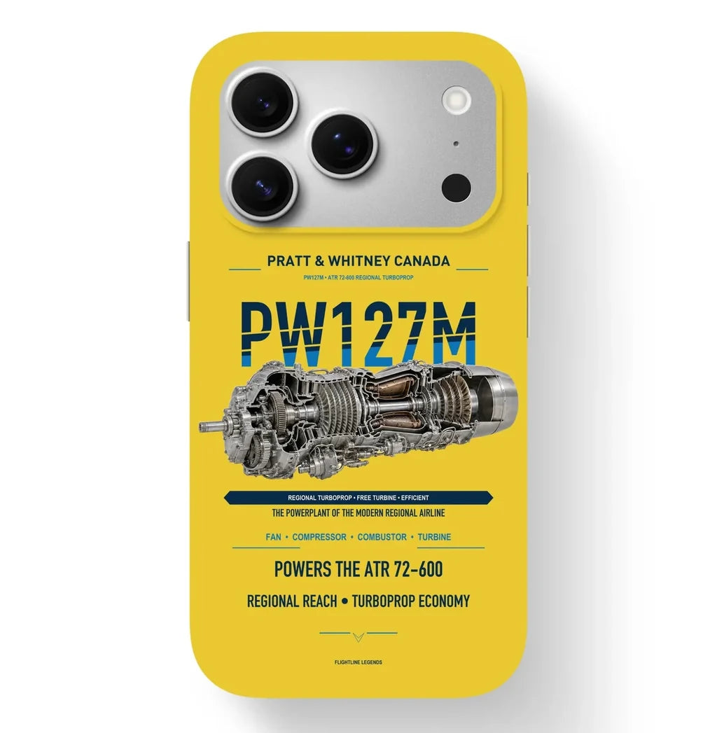 PW127M Case design on yellow iphone case
