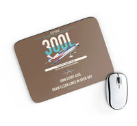 Thumbnail for Extra 300L design on brown rectangle mouse pad