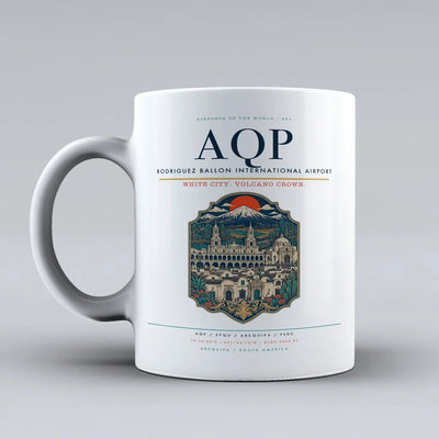 Rodriguez Ballon International Airport AQP Mug - White