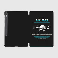 Thumbnail for Percepto Air Max design on black samsung tablet tablet case