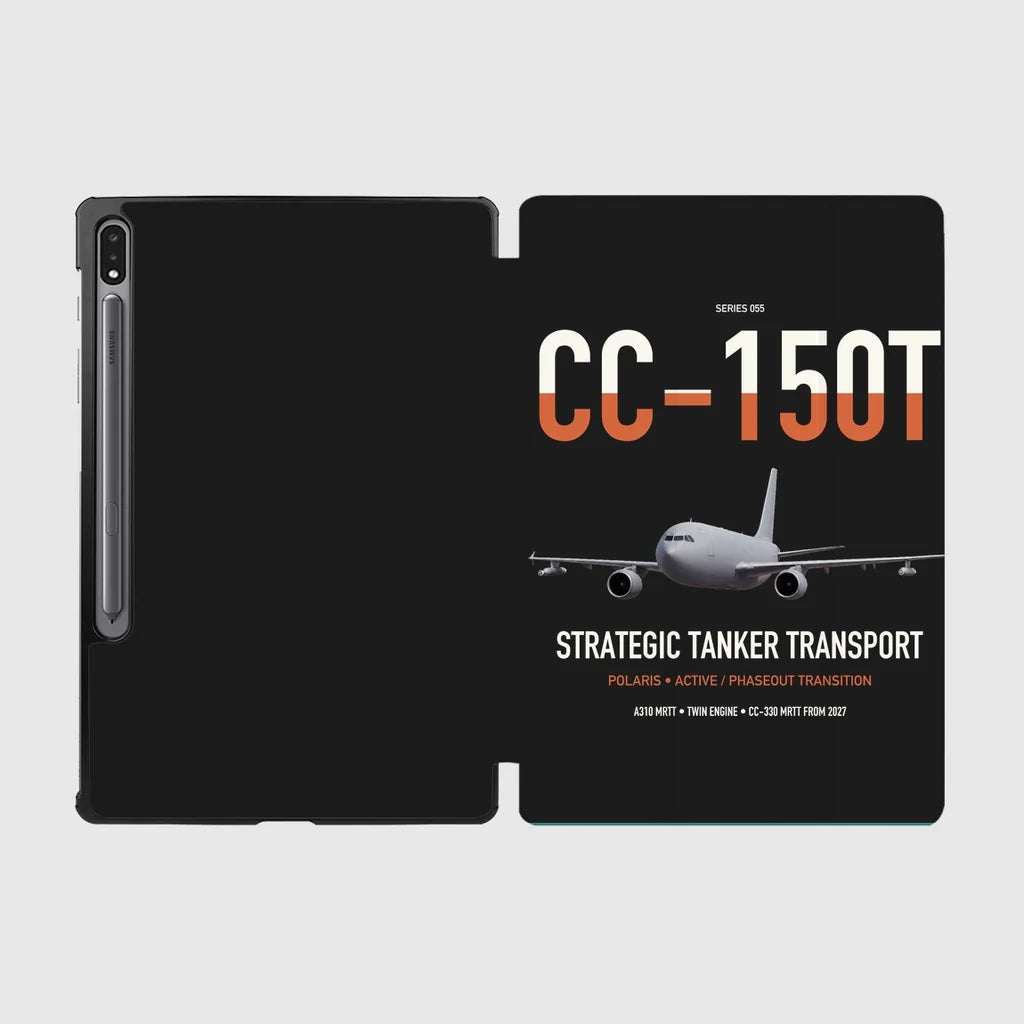 Airbus CC-150T Polaris design on black samsung tablet tablet case