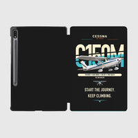 Thumbnail for Cessna 150M design on black samsung tablet tablet case