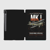 Thumbnail for Fairey Swordfish Mk I design on black samsung tablet tablet case