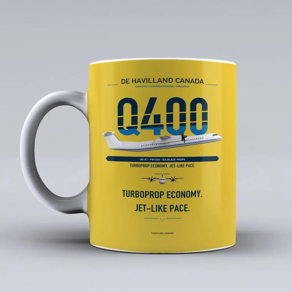 8-400 Mug design on yellow dash