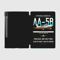 Thumbnail for Grumman American AA-5B Tiger design on black samsung tablet tablet case