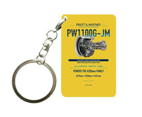 Thumbnail for PW1100G-JM Key Chain design on yellow key chain