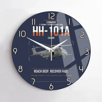 Thumbnail for Leonardo HH-101A Caesar design on navy blue no frame wall clock