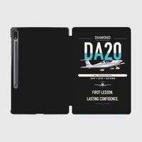 Thumbnail for Diamond DA20 design on black samsung tablet tablet case