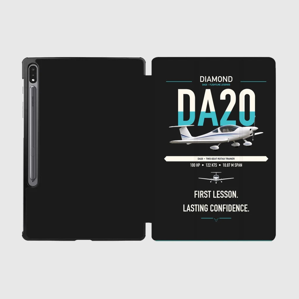 Diamond DA20 design on black samsung tablet tablet case
