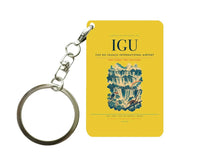 Thumbnail for Foz do Iguaçu International Airport (IGU) design on yellow key chain