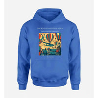 Thumbnail for VINTAGE G4394 - The Balloon Festival Dawn - Premium Hoodie design on blue premium