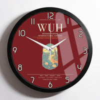 Thumbnail for Wuhan Tianhe International Airport WUH Wall-Clock Framed - Dark Red