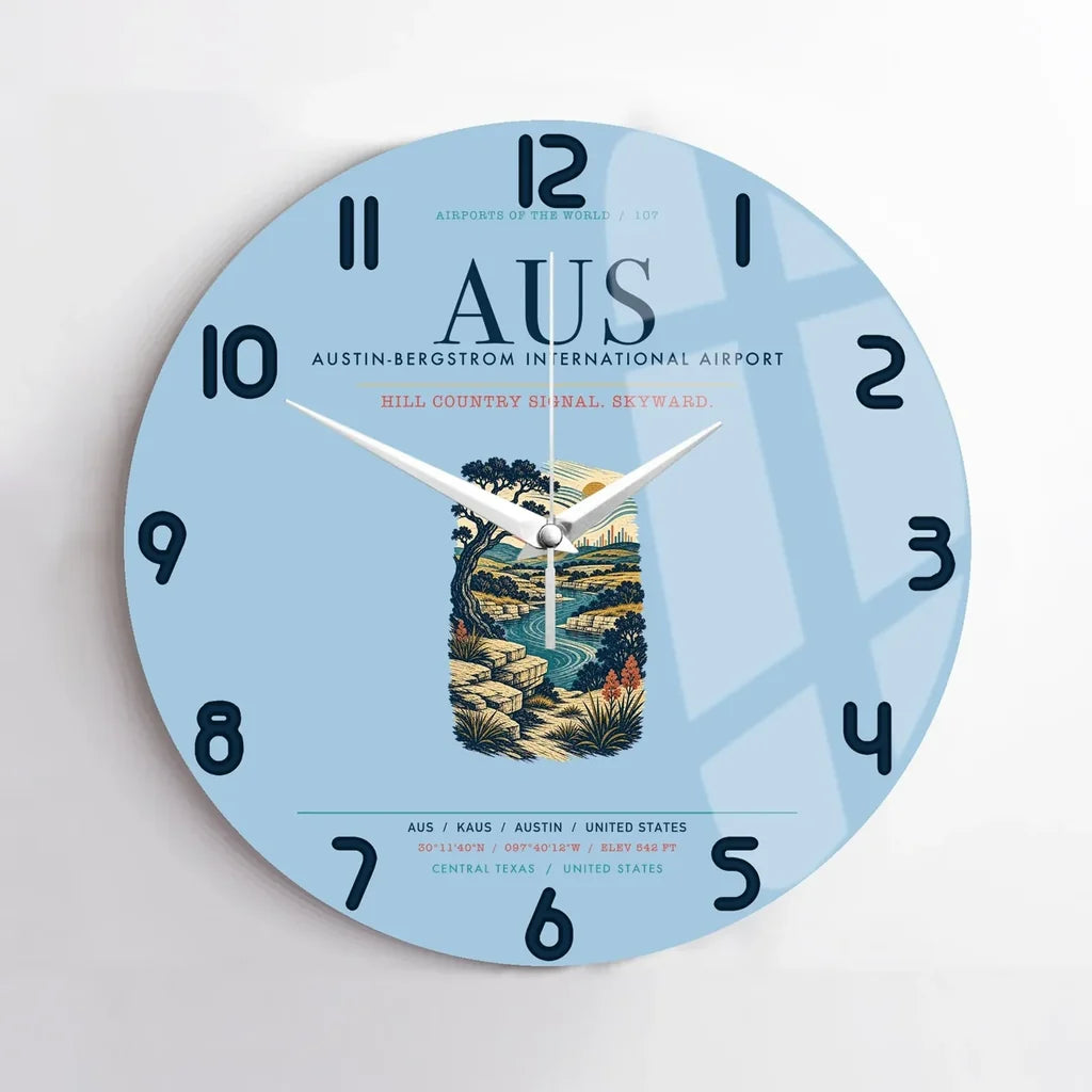 Austin-Bergstrom International Airport AUS - Blue