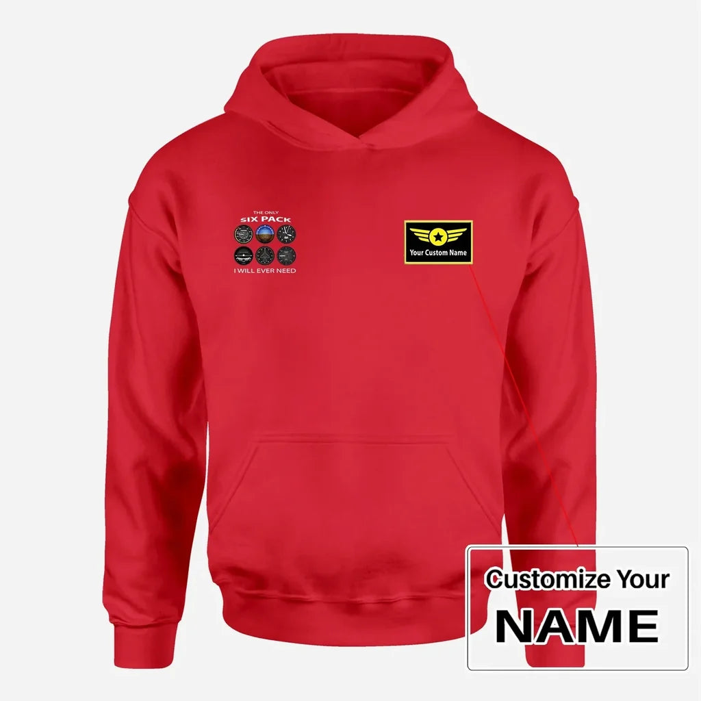 Customisable Only Six Pack I Will Hoodie - view 17