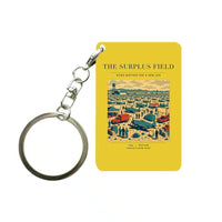 Thumbnail for VINTAGE G4539 - The Surplus Field - Designed Key Chain design on yellow