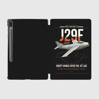 Thumbnail for Saab J 29F Tunnan design on black samsung tablet tablet case