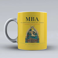 Thumbnail for International Airport MBA — Mombasa Mug design on yellow moi