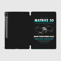 Thumbnail for DJI Matrice 30 design on black samsung tablet tablet case