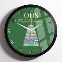 Thumbnail for Odesa International Airport ODS Wall-Clock Framed - Green