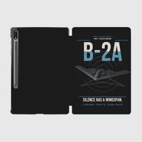 Thumbnail for B-2A Spirit design on black samsung tablet tablet case