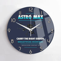 Thumbnail for Freefly Astro Max design on navy blue no frame wall clock